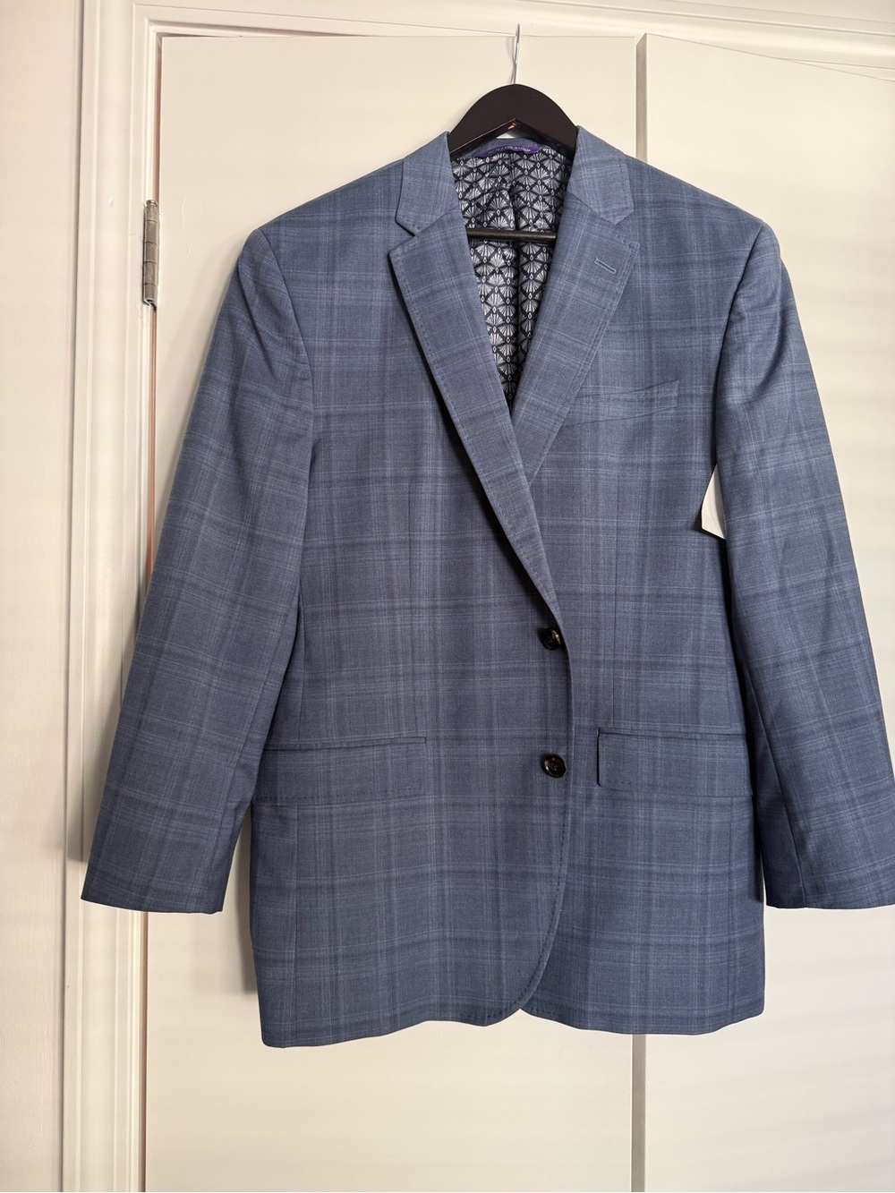 Ted Baker London Blue Plaid Sport Coat